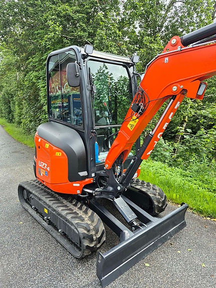 Kubota U27-4 / Demokjørt / Rotortilt / Sentralsmøring 9 of 9