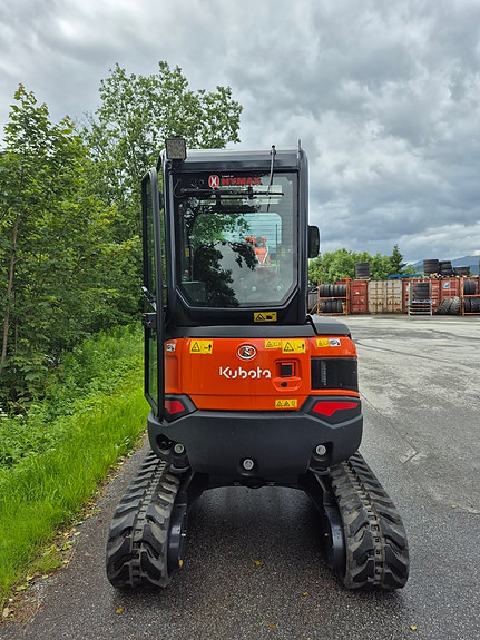 Kubota U27-4 / Demokjørt / Rotortilt / Sentralsmøring 5 of 9