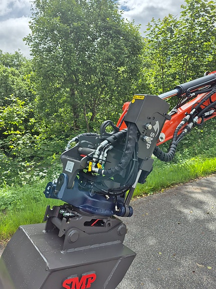 Kubota U27-4 / Demokjørt / Rotortilt / Sentralsmøring 6 of 9