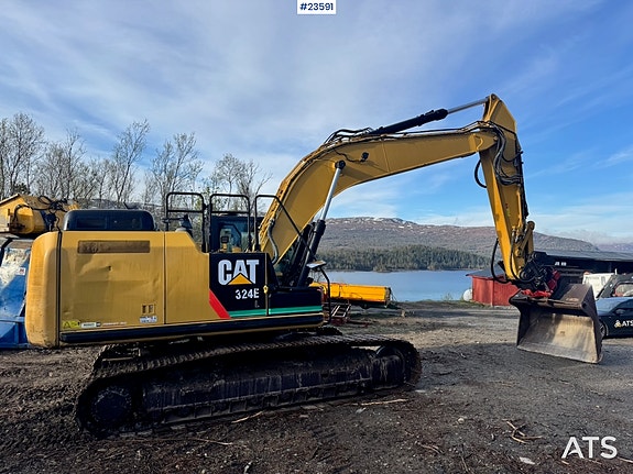 Caterpillar 324EL Beltegraver m/ Rototilt og Pusseskuffe – US byttet for 3500 timer siden! 8 of 30