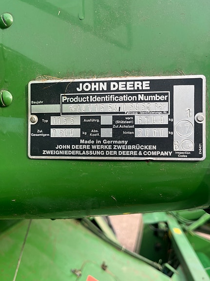 John Deere 1155 19 of 21