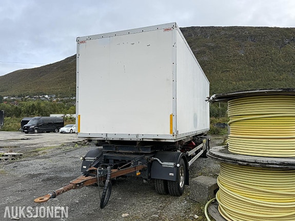 Nor Slep Containerhenger 2 akslet med Arka skap på containerlås 4 of 23