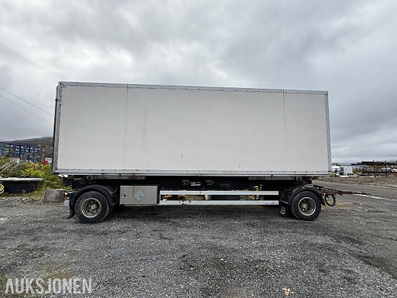Nor Slep Containerhenger 2 akslet med Arka skap på containerlås 3 of 23