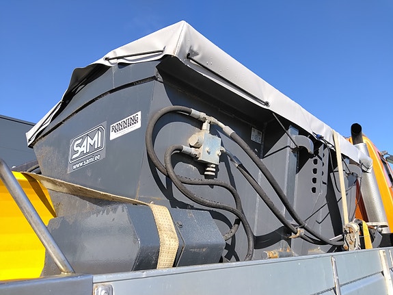 Mercedes-Benz Unimog U400 Kran - Sandspreder - Brøyteplog 23 of 30