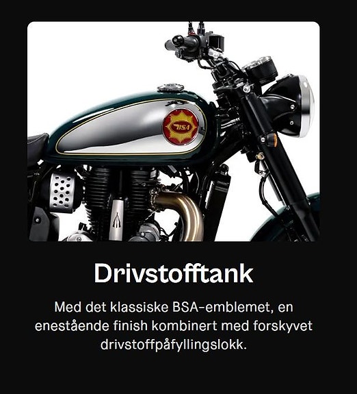 BSA BSA Gold Star 650 Black midnight. Knalltilbud utstillin 8 of 8