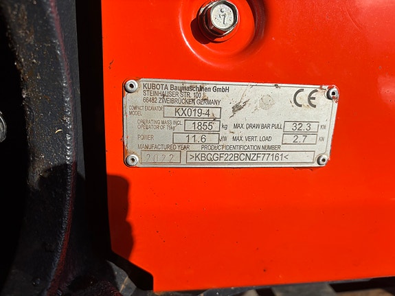 Kubota KX019-4 11 of 11