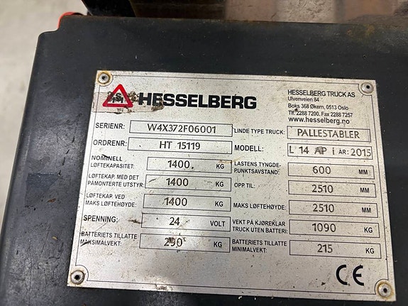 Linde L 14 AP 8 of 8