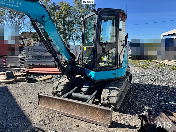 Airman AX55U-6A Minigraver m/ Rototilt, 3 skuffer, Ripper, Pigghammer og Klype. 9 of 28