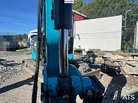 Airman AX55U-6A Minigraver m/ Rototilt, 3 skuffer, Ripper, Pigghammer og Klype. 23 of 28