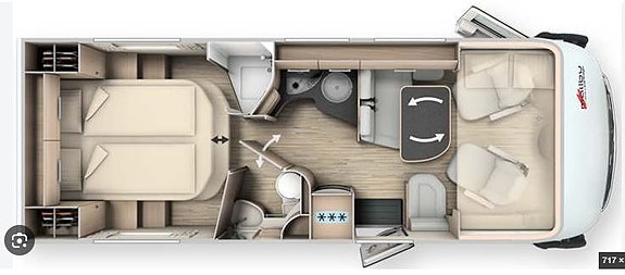 Malibu I 440 QB | Solcelle | Lithium | Hengerfeste 19 of 20