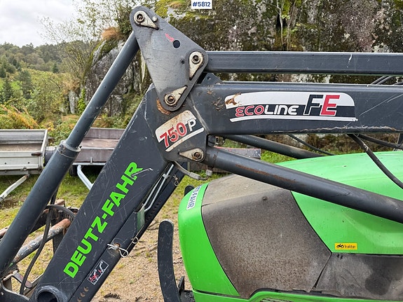 Deutz Fahr Agroplus 410 DT m/ frontlaster. 14 of 30