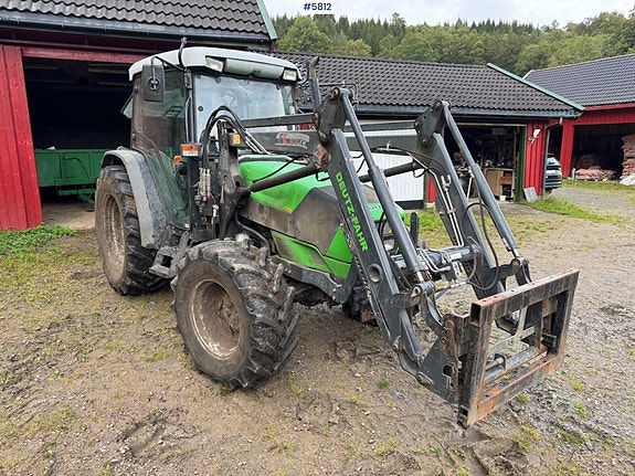 Deutz Fahr Agroplus 410 DT m/ frontlaster. 5 of 30