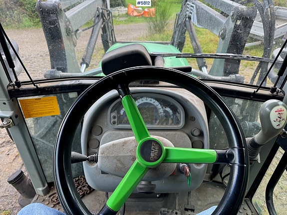 Deutz Fahr Agroplus 410 DT m/ frontlaster. 21 of 30