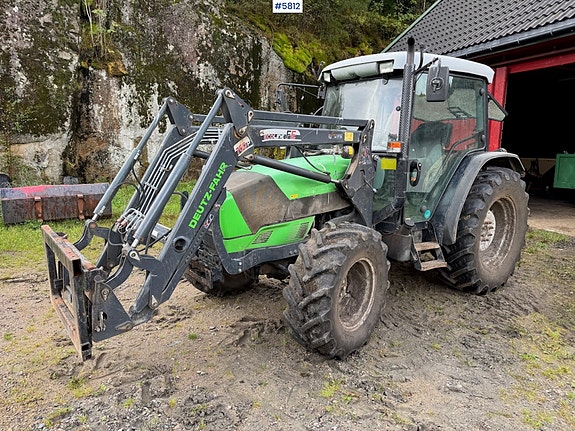 Deutz Fahr Agroplus 410 DT m/ frontlaster. 3 of 30