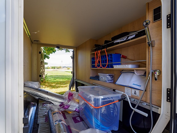 Hymer B 580 MC | MERCEDES 170 HK | AUTOMAT | ENKLE SENGER | SOLCELLE | LITIUMBATTERI 29 of 30