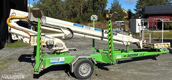 Dexter 15Z tilhengerlift med 15 meter arbeidshøyde - Sertifisert 2 of 14