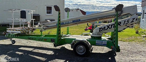 Dexter 15Z tilhengerlift med 15 meter arbeidshøyde - Sertifisert 3 of 14