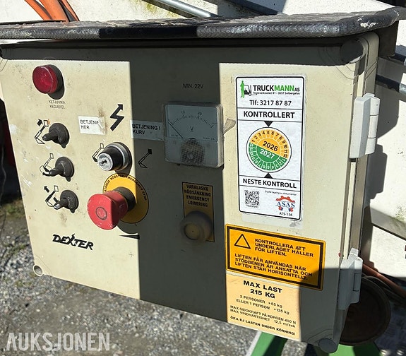 Dexter 15Z tilhengerlift med 15 meter arbeidshøyde - Sertifisert 5 of 14