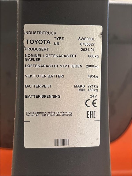Toyota SWE080L 4 of 4