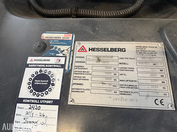 Linde E30 elektrisk m/Ladestasjon 5 of 19