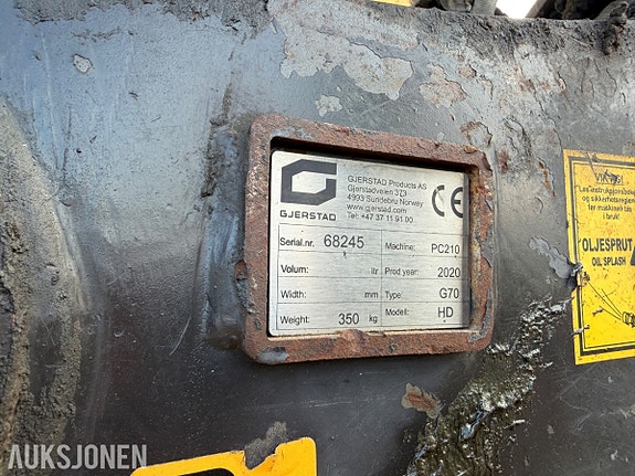 Komatsu HB215LC-3 HYBRID | ROTOTILT R6 | XSITE PRO | GJERSTAD SKUFFE | 23 TONN 13 of 30