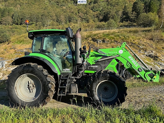 Deutz Fahr 6120 TV m/frontlaster og tvillinghjul 5 of 28