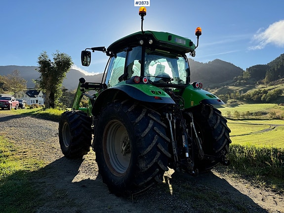 Deutz Fahr 6120 TV m/frontlaster og tvillinghjul 7 of 28