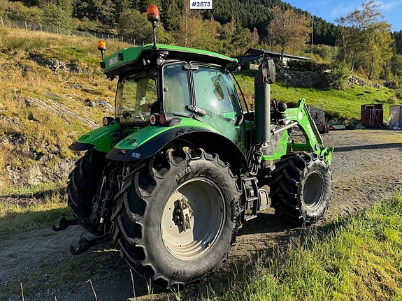 Deutz Fahr 6120 TV m/frontlaster og tvillinghjul 9 of 28