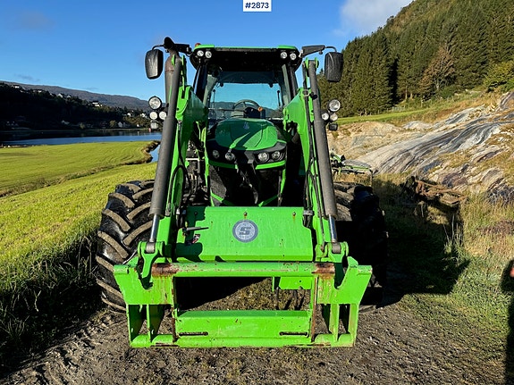 Deutz Fahr 6120 TV m/frontlaster og tvillinghjul 3 of 28