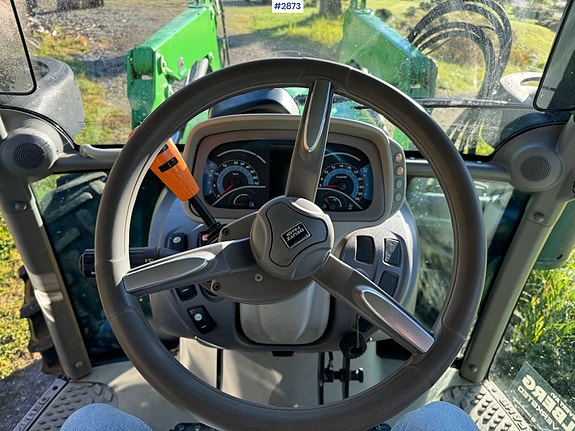 Deutz Fahr 6120 TV m/frontlaster og tvillinghjul 14 of 28