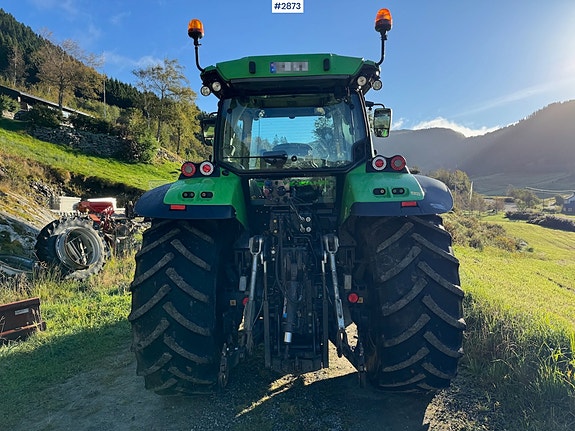 Deutz Fahr 6120 TV m/frontlaster og tvillinghjul 8 of 28