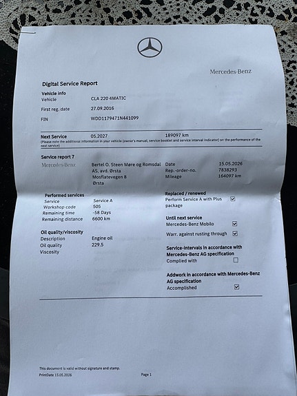 Mercedes-Benz CLA220 27 of 28