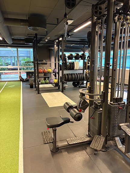 Treningsstudioet på kontoret! Her har vi hatt mange gode og morsomme økter sammen.