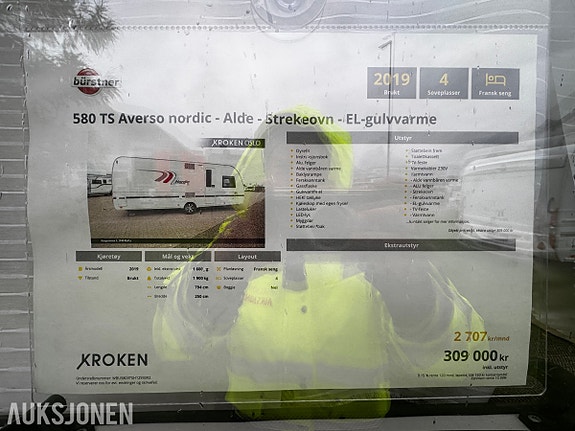 Bürstner AVERSO NORDIC 580 TS - 4 sengeplasser - WC/dusj - 9 of 30