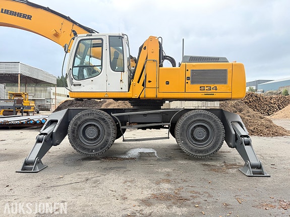 Liebherr A 934 C HD LITRONIC HJULGÅENDE MATERIALHÅNDTERINGSMASKIN - TØMMERKLO - GRABB 3 of 30