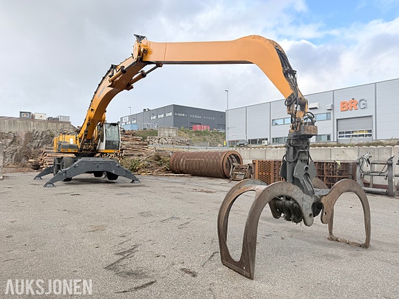 Liebherr A 934 C HD LITRONIC HJULGÅENDE MATERIALHÅNDTERINGSMASKIN - TØMMERKLO - GRABB 10 of 30