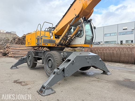 Liebherr A 934 C HD LITRONIC HJULGÅENDE MATERIALHÅNDTERINGSMASKIN - TØMMERKLO - GRABB 8 of 30