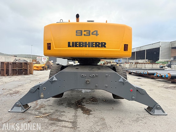 Liebherr A 934 C HD LITRONIC HJULGÅENDE MATERIALHÅNDTERINGSMASKIN - TØMMERKLO - GRABB 5 of 30