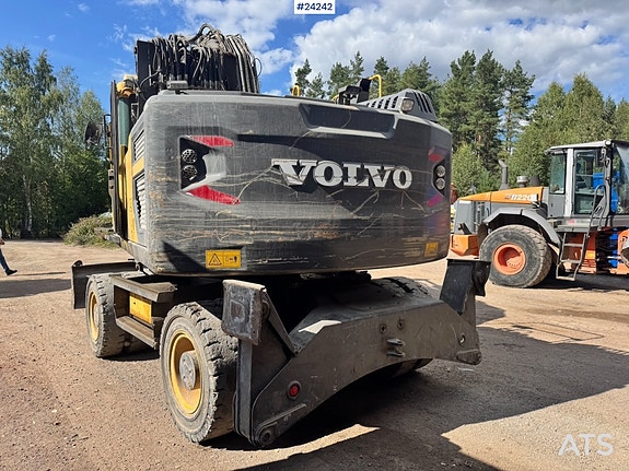 Volvo EW160E Hjulgraver m/ Hevbar hytte og Klype. SE VIDEO 6 of 30