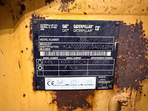 Cat 305CR 10 of 17