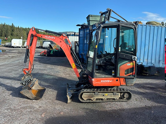 Kubota KX019-4 - 3 skuffer - Skjær - Kun 1501 timer - Ny sertifisering - Leveringsklar 6 of 30