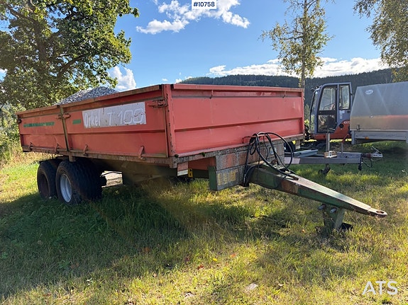 Orkel T100 dumperhenger 2001. 2 of 13