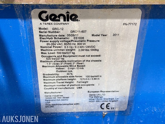 Genie GRC-12 - 5,5m mastelift 12 of 20