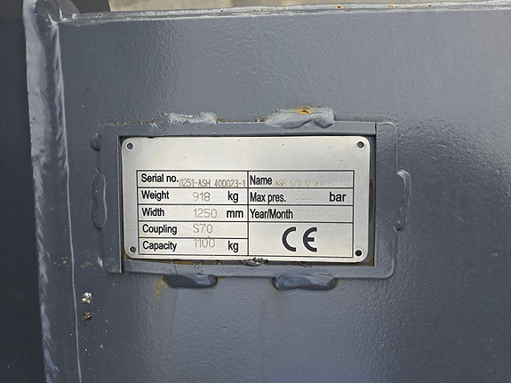 Andre ASH S70 Dyrkeskuffe  1100 liter 6 of 7