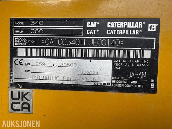 Cat 340 Beltegraver, Makin 3D, XploSafe, Klepp Mek-feste 17 of 30