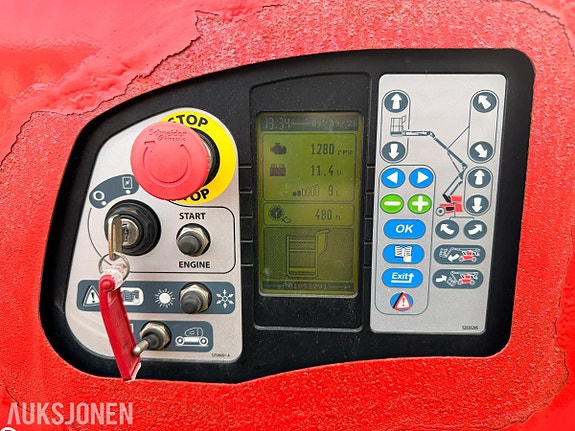 Manitou MANMAN GO 12 - KUN 480 TIMER - NYLIG SERTIFISERT 11 of 13