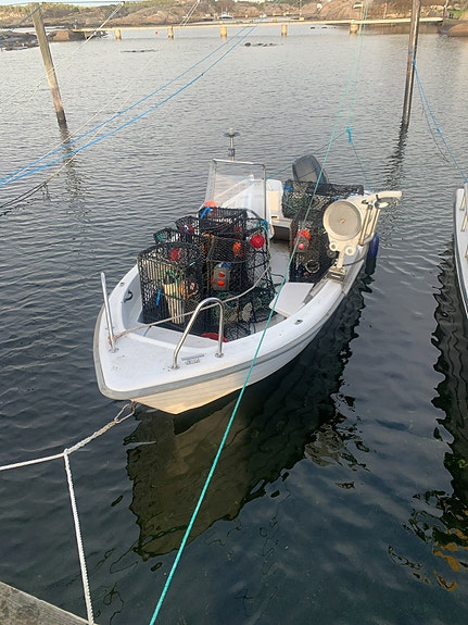 Fiskebåt Uttern A51 med Henger og Teinehaler 4 of 18