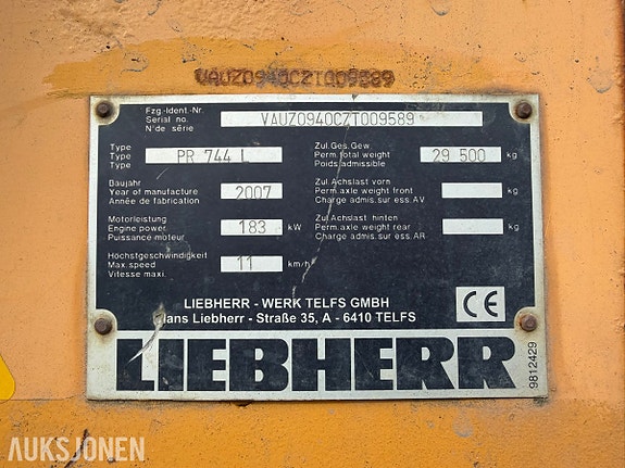 Liebherr PR 744 L Bulldoser 30 of 30