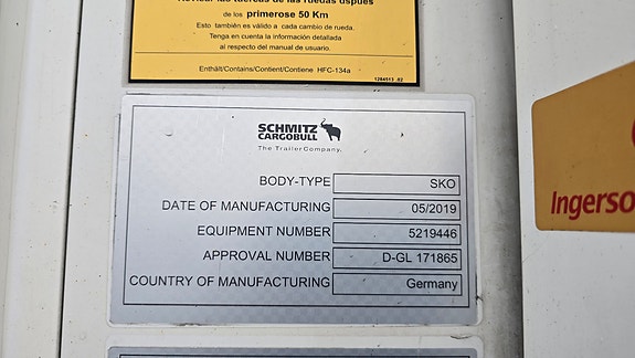 Schmitz SKO24/L-13,4 FPK45Cool kjøtthengtralle 14 of 15