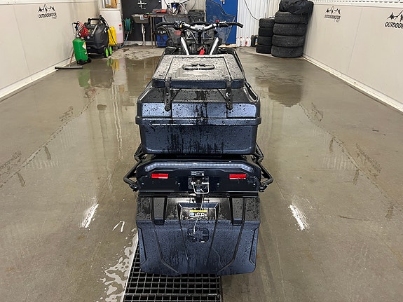 Polaris 650 Titan SP, Demo selges, boks bak, Elektrisk start, Bredbelte, Høy-Lavgir/Revers, krok 6 of 24